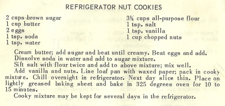 Refrigerator Nut Cookies #2