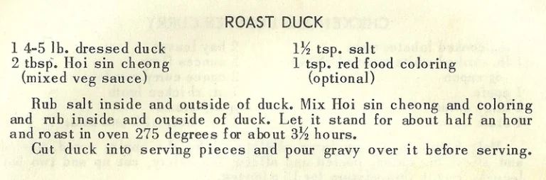 Roast Duck