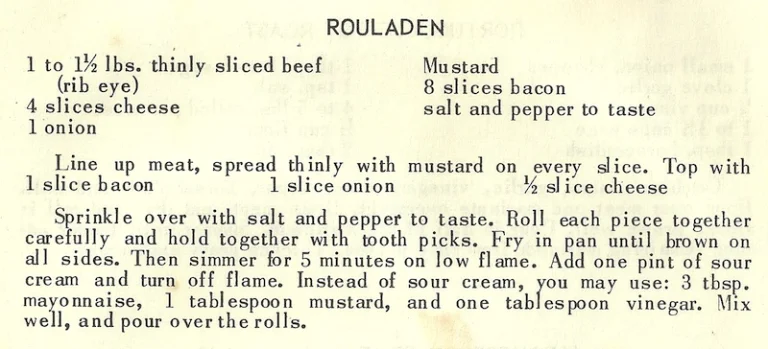 Rouladen