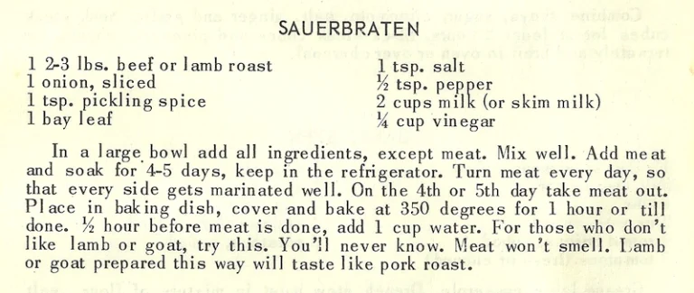 Sauerbraten