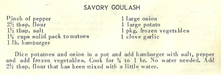 Savory Goulash