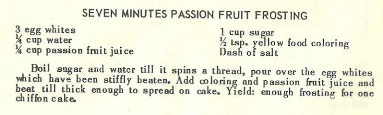 Seven Minutes Passion Frosting