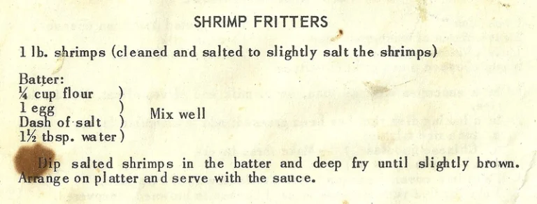 Shrimp Fritters