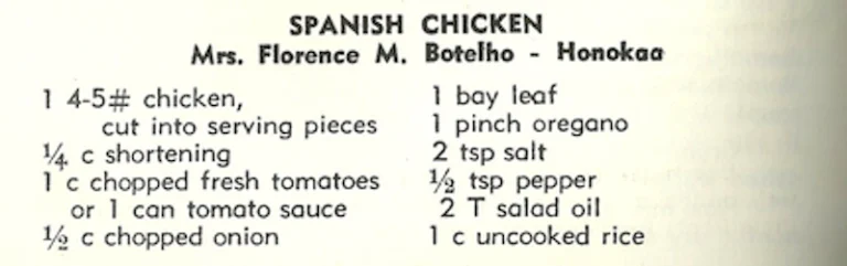 Spanish Chicken