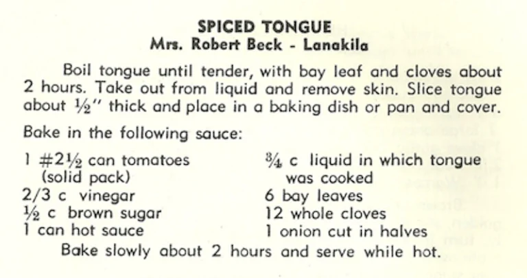 Spiced Tongue