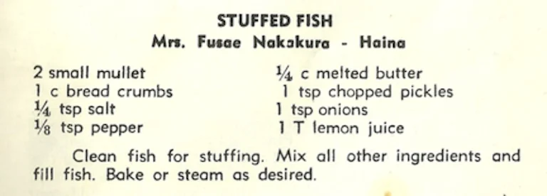 Stuffed Fish