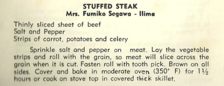 Stuffed Steak