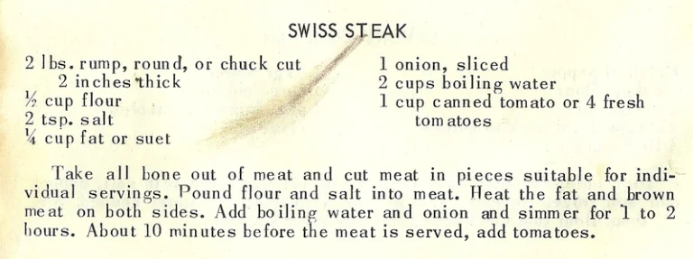 Swiss Steak