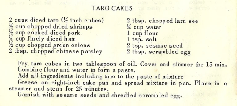 Taro Cakes