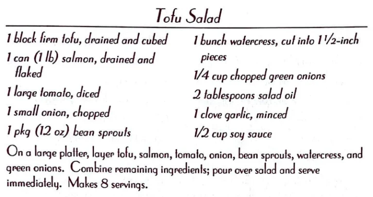 Tofu Salad