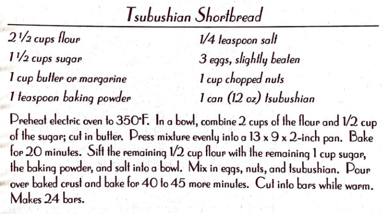 Tsubushian Shortbread