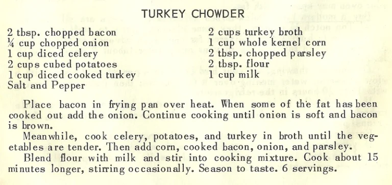 Turkey Chowder