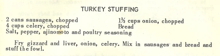 Turkey Stuffing