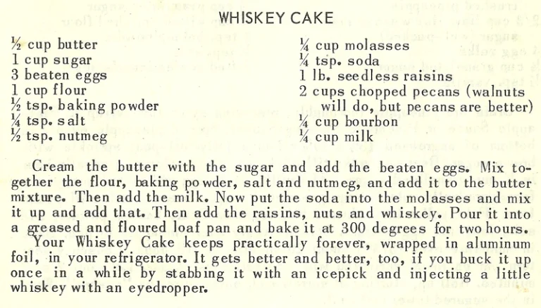 Whiskey Cake