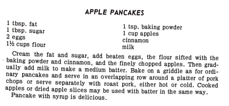 Apple Pancakes