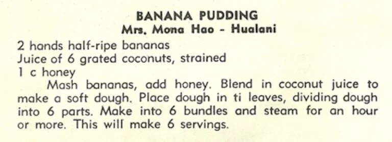 Banana Pudding