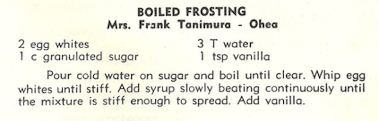 Boiled Frosting