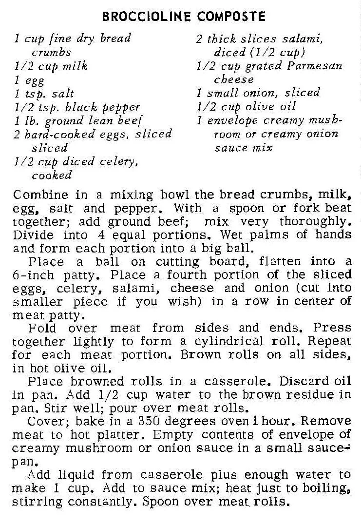 Broccioline Composte