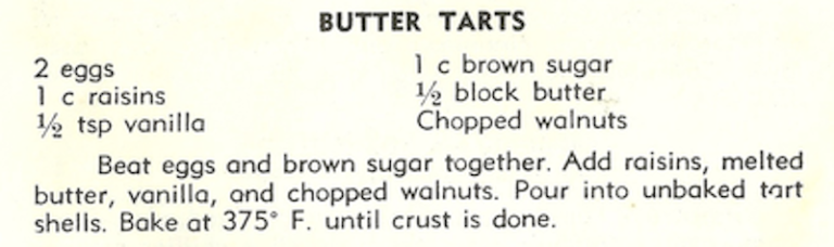 Butter Tarts