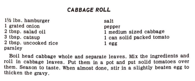 Cabbage Roll
