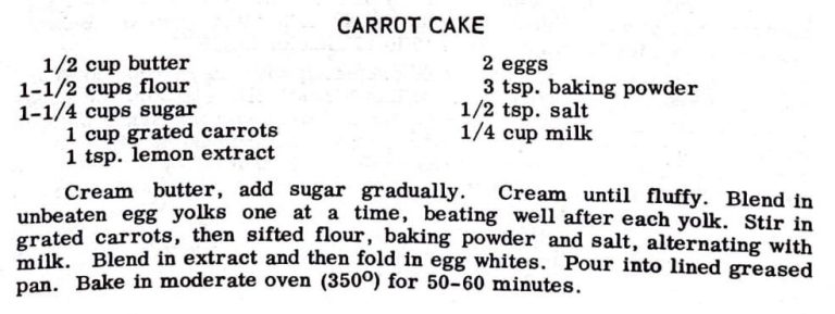 Carrot Cake