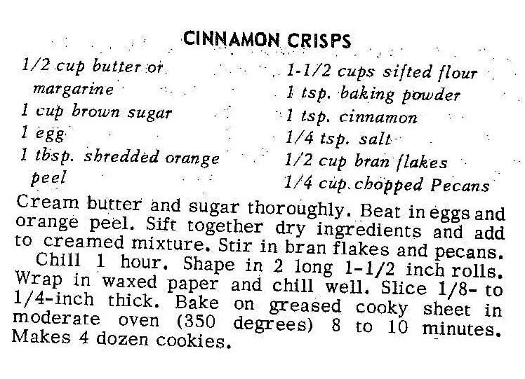 Cinnamon Crisps