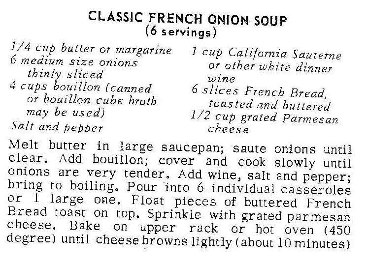 Classic French Onion Soup