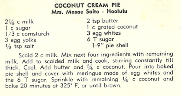 Coconut Cream Pie #3