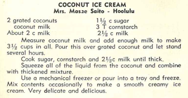 Coconut Ice Cream