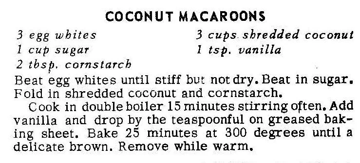 Coconut Macaroons