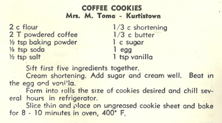 Coffee Cookies