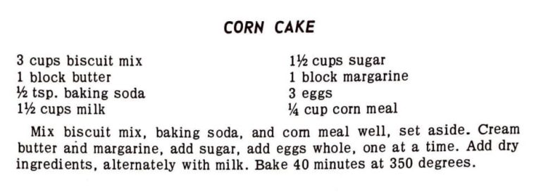 Corn Cake
