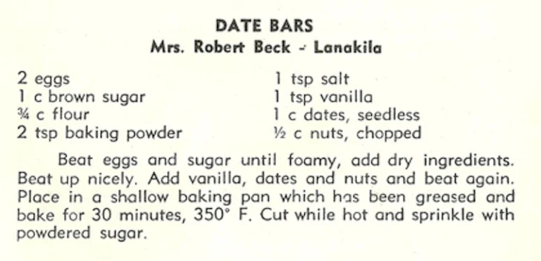 Date Bars