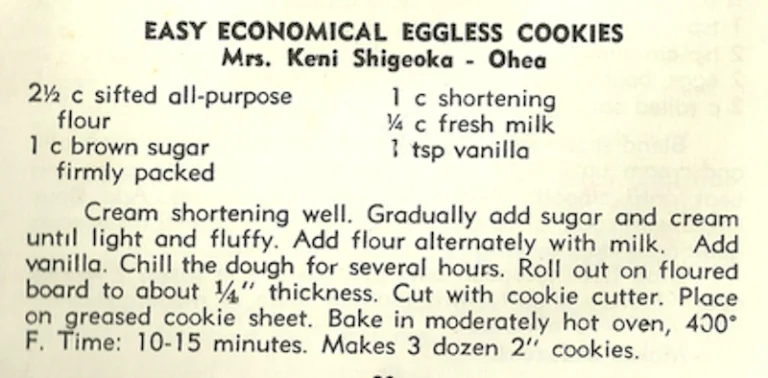 Easy Economical Eggless Cookies