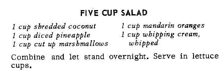 Five Cup Salad