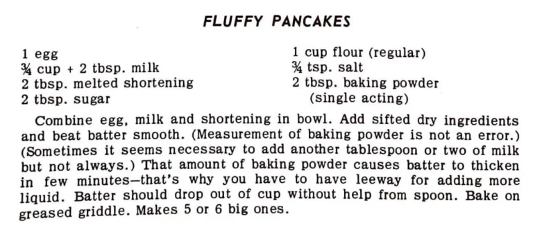 Fluffy Pancakes