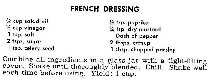 French Dressing #7