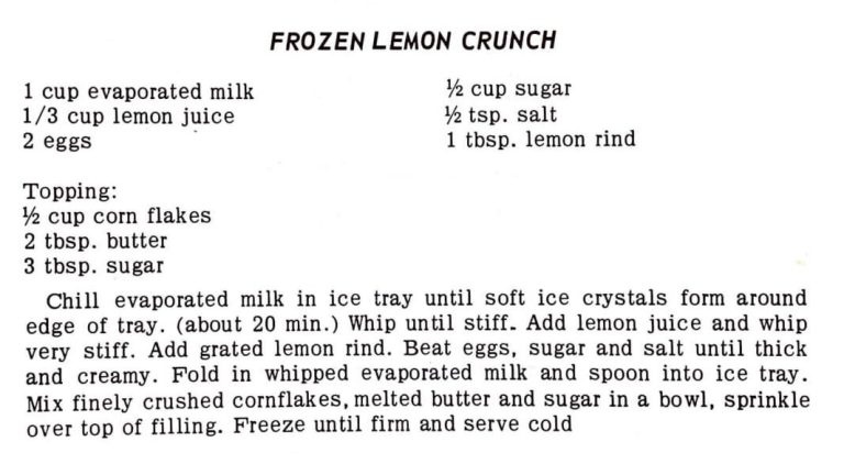 Frozen Lemon Crunch