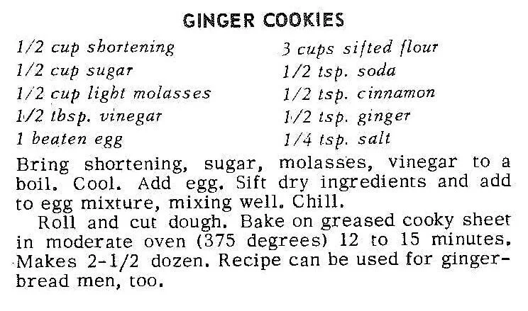 Ginger Cookies