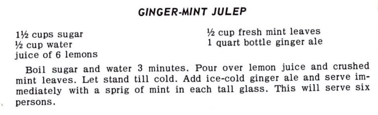 Ginger-Mint Julep