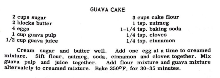 Guava Cake
