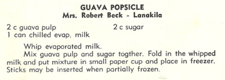 Guava Popsicle