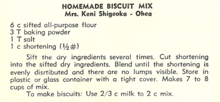 Homemade Biscuit Mix