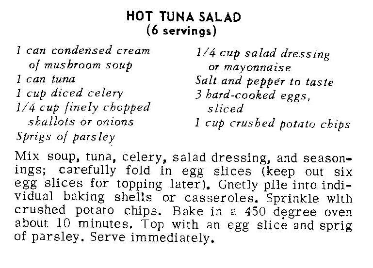 Hot Tuna Salad