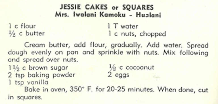 Jessie Cakes or Squares