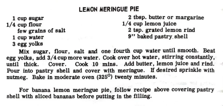 Lemon Meringue Pie #2