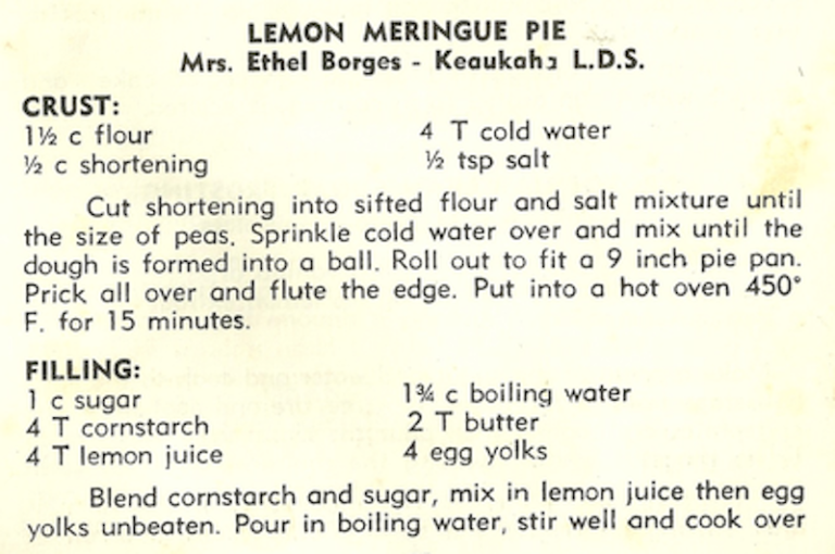 Lemon Meringue Pie #3