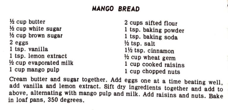 Mango Bread #2