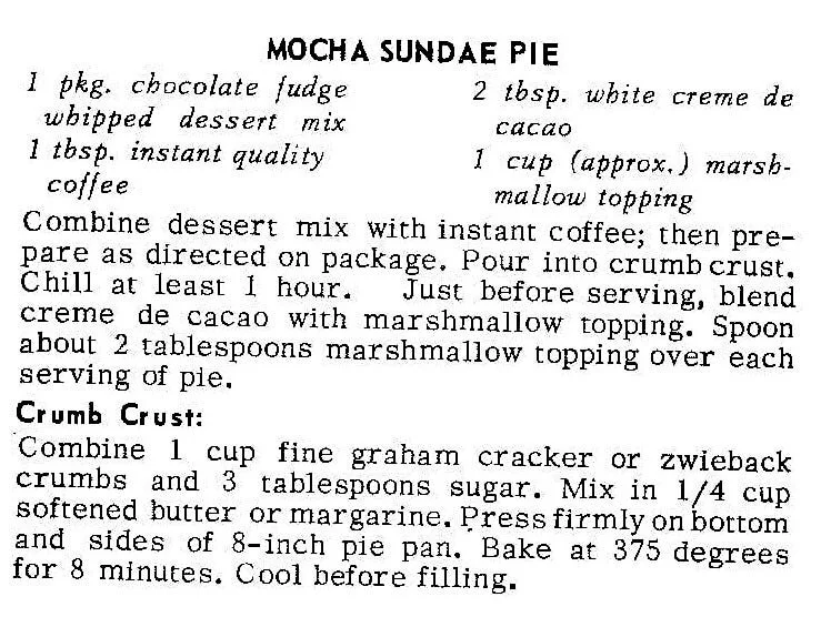 Mocha Sundae Pie