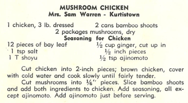 Mushroom Chicken